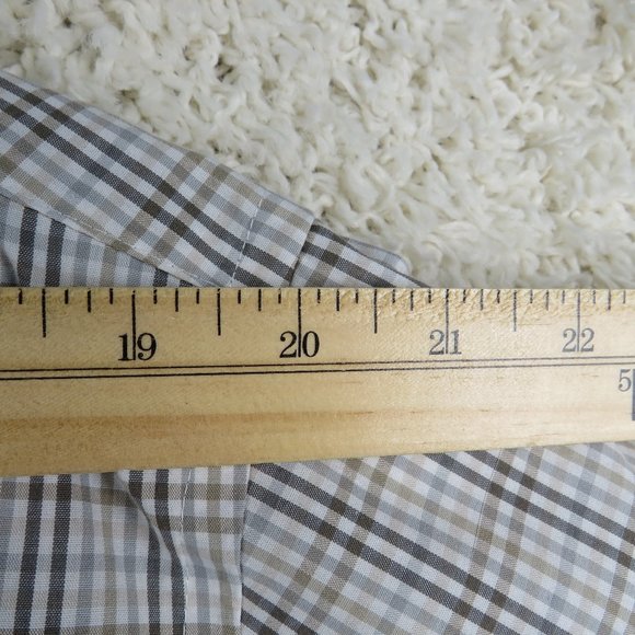 Van Heusen* Men's Short Sleeve Button Down Curved Hem Chest Pocket Shirt~Size XL - Picture 7 of 13